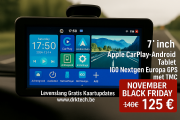 7 inch android auto apple carplay