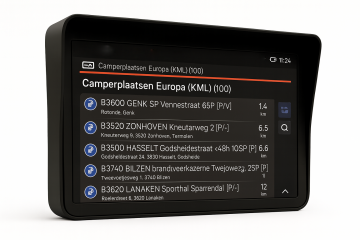 Camperplaatsen europa