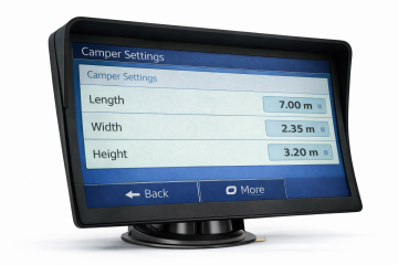 Drk 900c navigatie camper