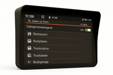 Vrachtwagen navigatie